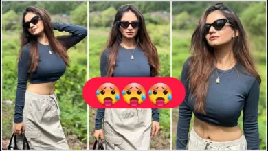 Anushka Sen Shared Her Gorgeous Pictures in Black Top and Cargo